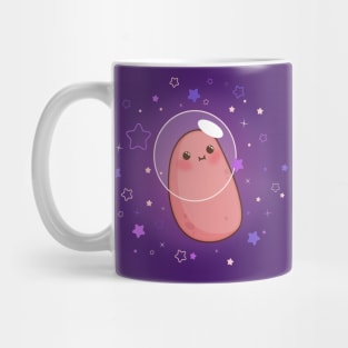 Kawaii Potato Cute Stargazing Anime - Funny Astronaut Mug